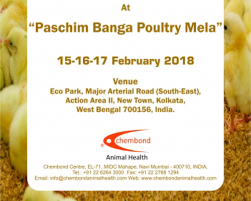Chembond Chemicals Limited to Participate in Paschim Banga Poultry Mela 2018