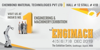 Chembond to Exhibit in Engimach 2019, Gandhinagar